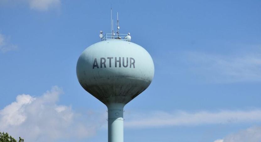 Arthur water tower