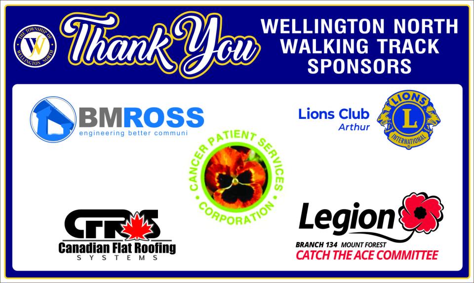 Walking Track Sponsors - March 2024 to February 2025