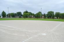 Photo of ball diamond in Arthur.