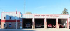 Exterior of Arthur Area Fire Station